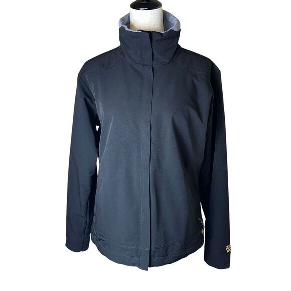 Mountain Hardwear Women's Softshell Jacket Medium | Black Primaloft Windproof - Picture 1 of 8